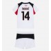 AC Milan Luka Modric #14 Bortedraktsett Barn 2025-26 Korte ermer (+ Korte bukser)